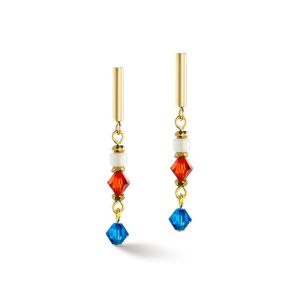 Coeur De Lion Princess Shape Mix Earrings - Multicolour 4239211500