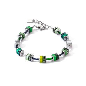 Coeur De Lion GeoCUBE Bracelet - Sparkling Classic Update Green 4509300500