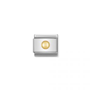 Nomination Classic Charm with 18k Gold Small Ball 030110_14