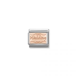 Nomination Composable Classic wedding link in Rose Gold charm - 430101_40