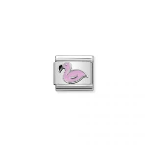 Nomination Composable Classic Pink Flamingo Link charm - 330202_43