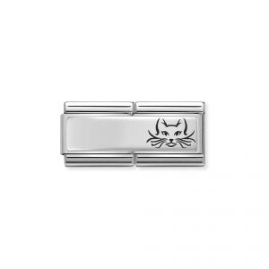 Nominations Classic Composable Double Link Cat Charm - 330710_17