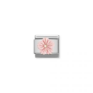 Nomination Composable Classic Link Pink Flower in Coral Paste Charm - 430510_03