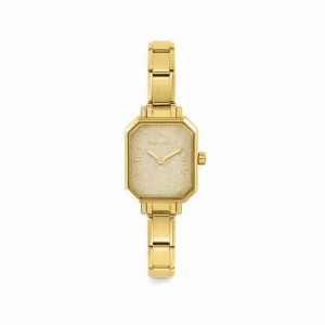 Nomination Composable watch with gold glitter dial - 076032_026