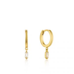 Ania Haie Glow Huggie Hoop Earrings - Gold E018-09G