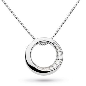 Kit Heath Bevel Cirque Zirconia Reversible Necklace 9152CZ