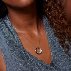 Kit Heath Bevel Cirque Zirconia Reversible Necklace 9152CZ