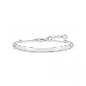 Thomas Sabo Silver Dots Love Bridge Bracelet LBA0044-001-12-L19.5v
