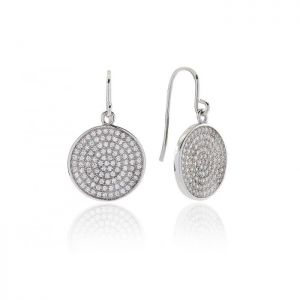 Sif Jakobs Este Drop Earrings - Silver with White Zirconia SJ-E0085-CZ