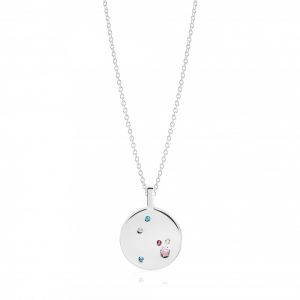 Sif Jakobs Valiano Pendant - Silver with Multicolour Zirconia SJ-P1032-XCZ