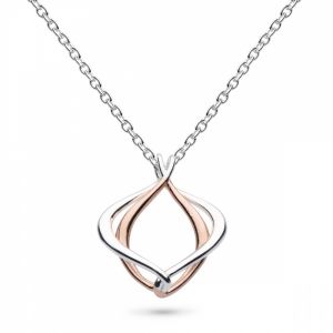 Kit Heath Entwine Alicia Small Rose Gold Necklace 90018RRP