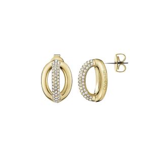 Calvin Klein Gold Tone Statement Earrings KJALJE140100