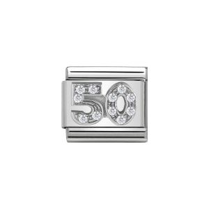 Nomination Classic Symbols - Cubic Zirconia and 925 Silver 50