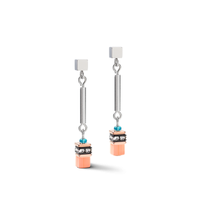 Coeur De Lion GeoCUBE Earrings - Minimalist Frontline Multicolour Motion 5025211559