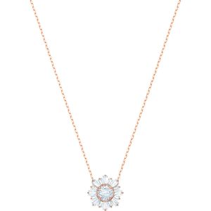 Swarovski Sunshine Pendant, White, Rose Gold Plating 5451376