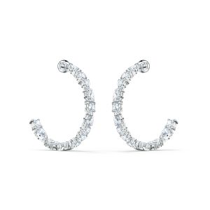 Swarovski Tennis Deluxe Hoop Earrings 5562128