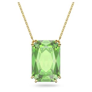 Swarovski Millenia Octagon Cut Pendant - Green with Gold Tone Plating 5619491