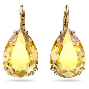 Swarovski Millenia Pear Earrings - Yellow with Gold Tone Plating 5619495