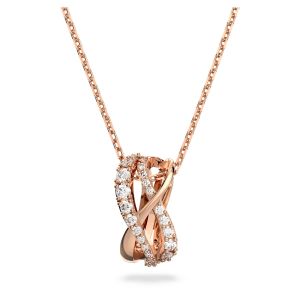 Swarovski Twist Necklace - Rose-gold Plating 5620549