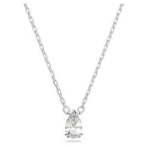 Swarovski Millenia Pendant Pear Cut - White with Rhodium Plating 5636708