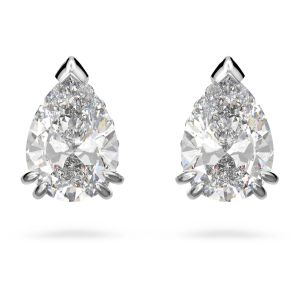 Swarovski Millenia Stud Earrings Pear Cut - White with Rhodium Plating 5636713