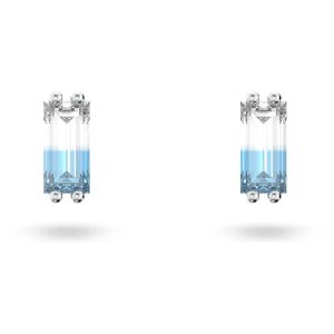 Swarovski Stilla Stud Earrings - Blue Rhodium Plated 5639132