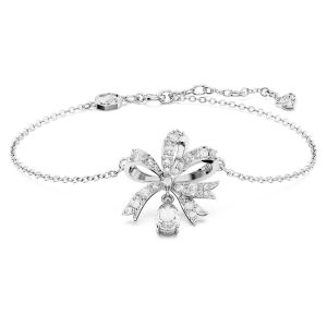 Swarovski Volta Bow Bracelet - White with Rhodium Plating 5647581