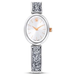 Swarovski Oval Watch Crystal Rock - Metal Bracelet White Stainless Steel 5656878