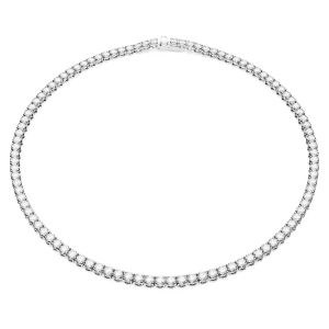 Swarovski Matrix Tennis Necklace - White with Rhodium Plating 5681796, 5681801