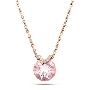 Swarovski Bella V Pendant - Pink with Rose Gold Tone Plating 5662088