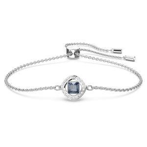 Swarovski Angelic Square Cut Bracelet - Blue with Rhodium Plating 5662141