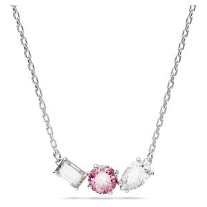 Swarovski Mesmera Pendant Mixed Cuts - Pink with Rhodium Plating 5668275