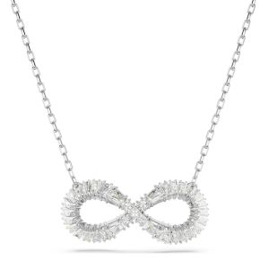 Swarovski Hyperbola Infinity Pendant - White with Rhodium Plating 5679434