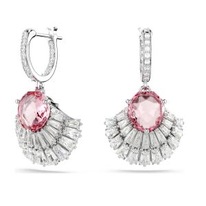 Swarovski Idyllia Drop Shell Earrings - Pink with Rhodium Plating 5680295