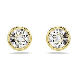 Swarovski Imber Stud Earrings - White with Gold Tone Plating 5681552