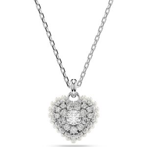 Swarovski Hyperbola Heart Pendant - Rhodium Plated 5684386