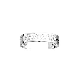 Les Georgettes Lotus 14mm Silver Finish Bangle