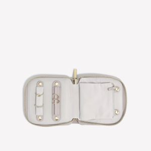Stackers Taupe Compact Jewellery Roll Travel Case