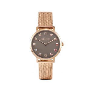 Coeur De Lion Watch - Mocha Matt with Rose Gold Milanese Strap 7611701636