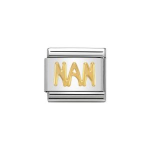 Nomination Classic Composable Link - 18 Gold Nan Charm 030107_17