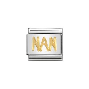 Nomination Classic Composable Link - 18 Gold Nan Charm 030107_17