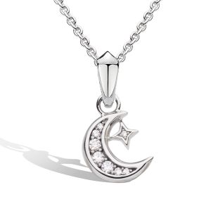 Kit Heath Revival Céleste Crescent Moon Necklace 90492CZ