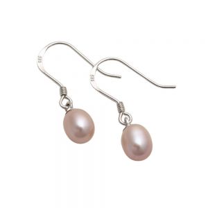 Jersey Pearl Circle Pearl Earrings 12-1595024