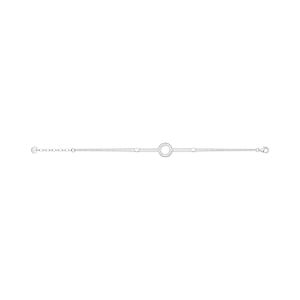 Thomas Sabo Open Circle Silver Double Chain Bracelet A1878-051-14