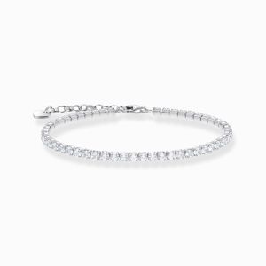 Thomas Sabo Silver Tennis Bracelet with White Zirconia - A2167-051-14-L19