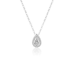 Georgini Monaco Teardrop Pendant - Silver - IP753W