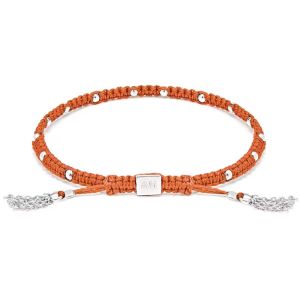 Annie Haak Amigo Silver Bracelet - Terracotta