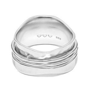 Annie Haak Saturn Spinner Silver Ring