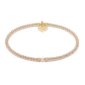 Annie Haak Aster Gold Bracelet Pearl B2203-17
