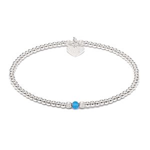 Annie Haak Aster Silver Bracelet Blue Agate B2194-17